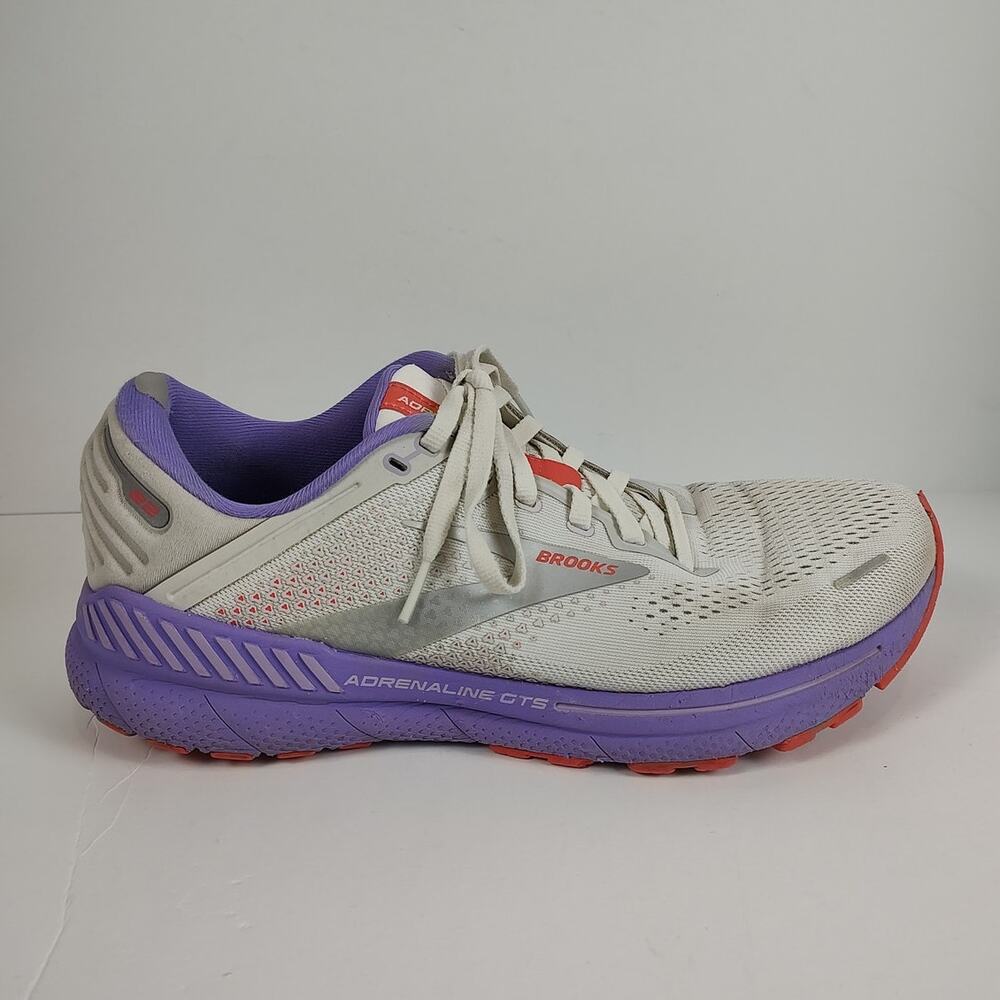 Brooks Adrenaline GTS 22 Grey/lavender activewear sportswear shoes womens 11